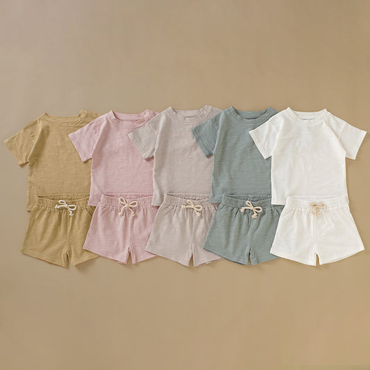 Organic Cotton Baby T-Shirt Set for Infants