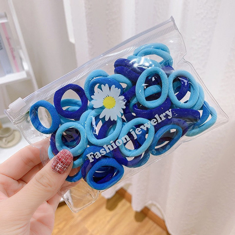 Colorful Elastic Hair Ties for Kids - Hair Accessories Set