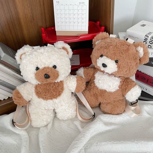 Cute Teddy Bear Plush Backpack for Kids