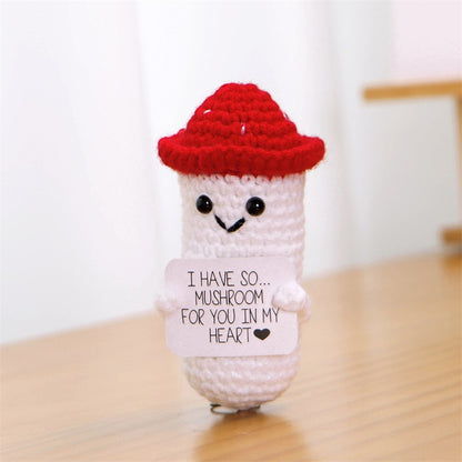 Handmade Positive Energy Potato Plush Toy with Quirky Expressions