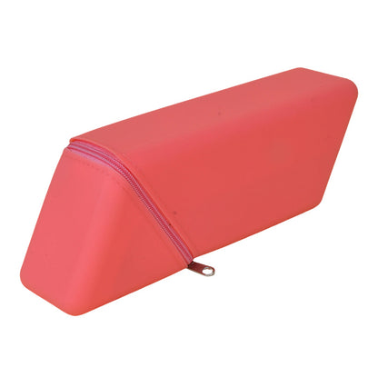 Silicone Diamond Zipper Pencil Case Desk Pouch