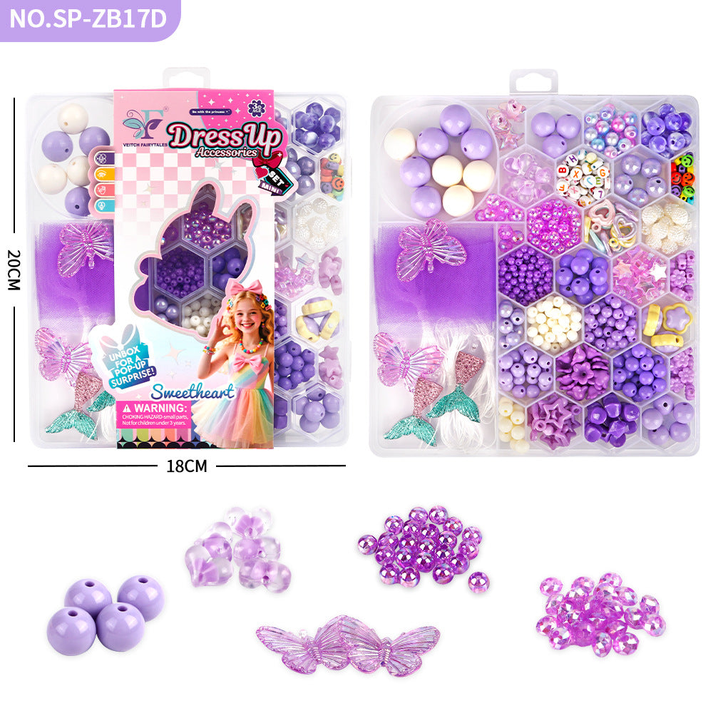 Diy Children's Bead Craft Kit - Creative Jewelry Making for Kids