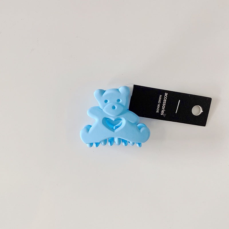 Cute Candy Color Bear Hair Clips for Girls
