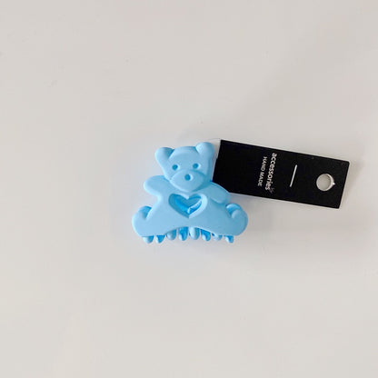 Cute Candy Color Bear Hair Clips for Girls