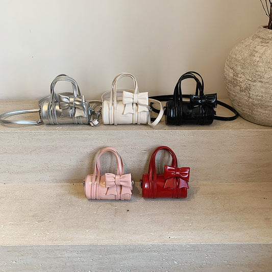 Cute Bow Mini Tote Bag for Girls