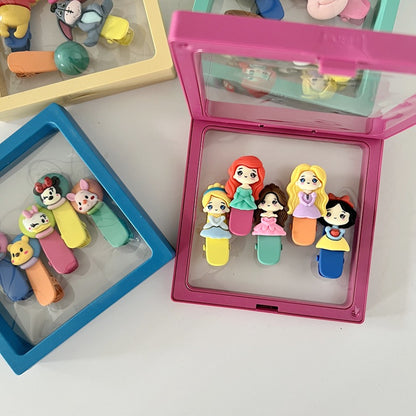 Cute Cartoon Hair Clips for Kids - Princess Style Accessories