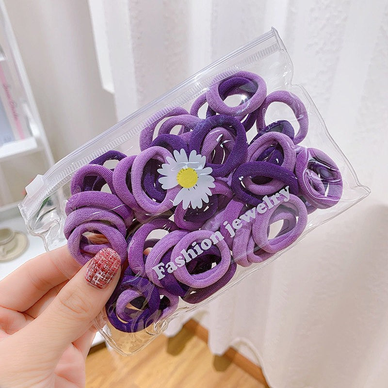 Colorful Elastic Hair Ties for Kids - Hair Accessories Set