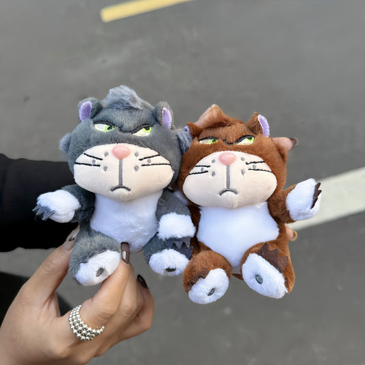 Lucifer Cat Plush Doll Keychain Cute Cat Plush Toy