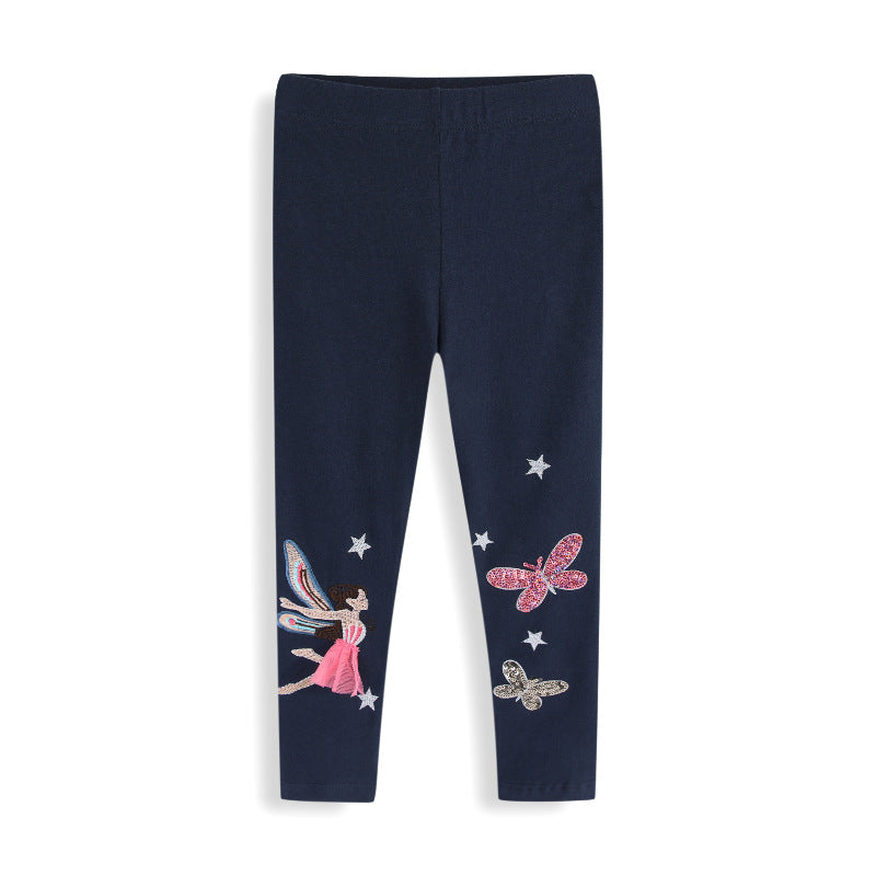 Trendy Fitted Leggings for Girls