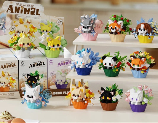 Cute Panda Dessert LEGO Building Blocks Educational Toy