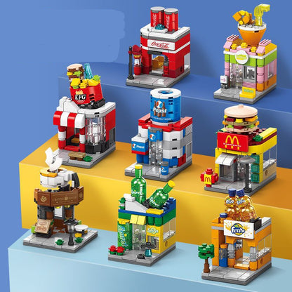 City Buildings Modular Building Block Sets for Kids