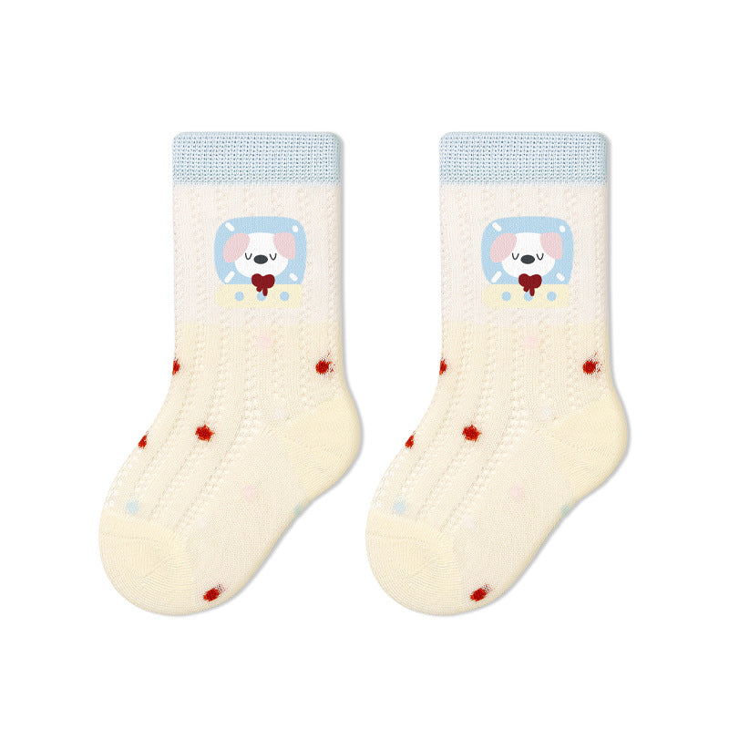 Cartoon Baby Socks Breathable Cotton Ankle Socks