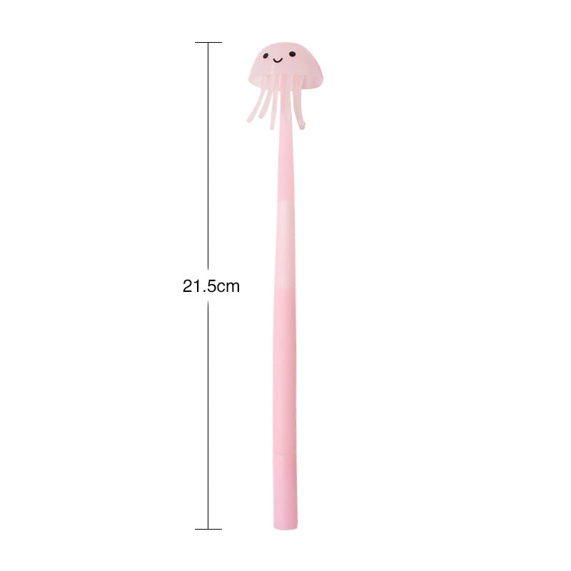 Gel Pen Jellyfish Spinner Silicone Grip 0.35mm Erasable