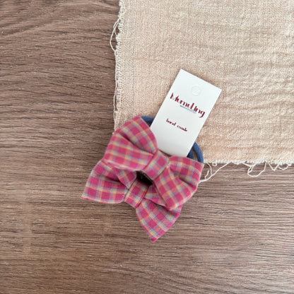 Star Pattern Fabric Hair Clips for Kids - Set of 2