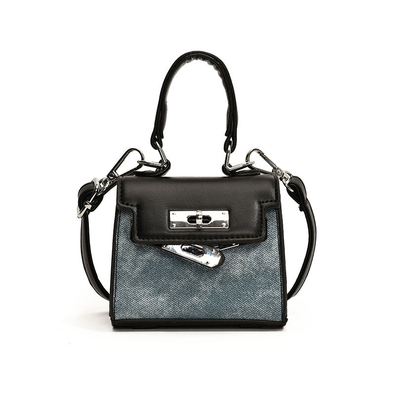 Trendy Mini Shoulder Bag for Kids with Geometric Design