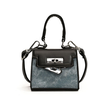 Trendy Mini Shoulder Bag for Kids with Geometric Design