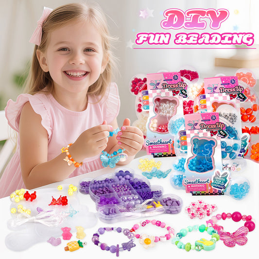 DIY Bead Bracelet Kit for Kids - Fun and Educational Crafting
