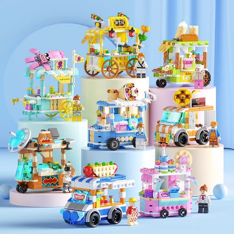 City Buildings Modular Building Block Sets for Kids