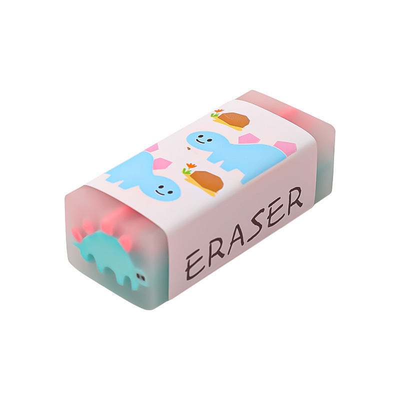 Novelty Heart Dinosaur Erasers For Pencil Correction