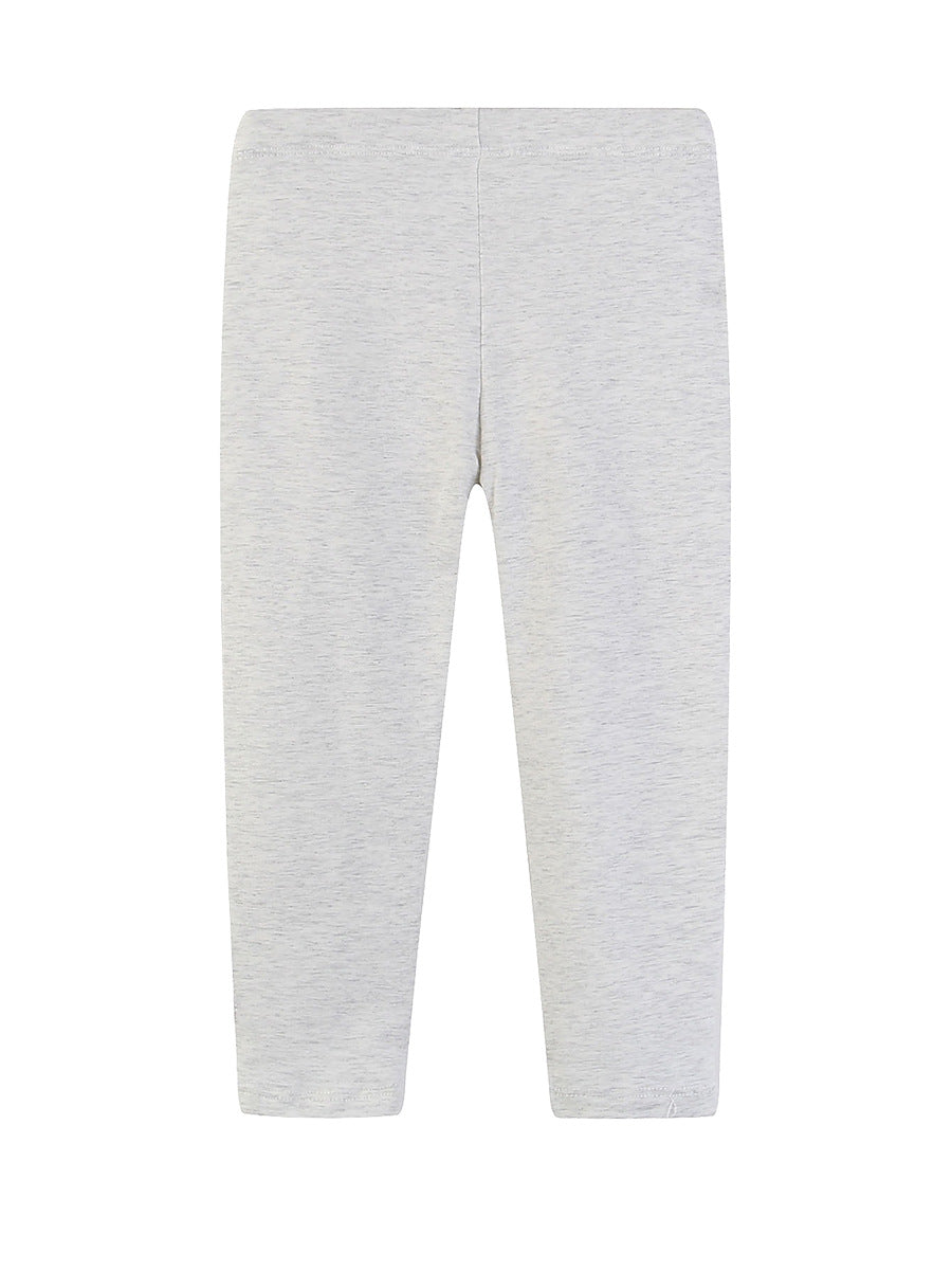 Girl's Knitted Leggings Comfortable Casual Cotton Trousers
