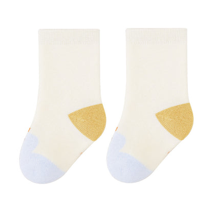 Cartoon Design Thick Cotton Mid-Calf Socks for Kids