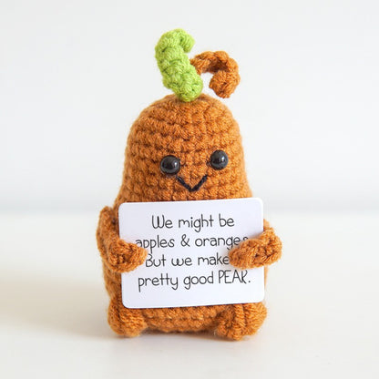 Handmade Positive Energy Potato Plush Toy with Quirky Expressions