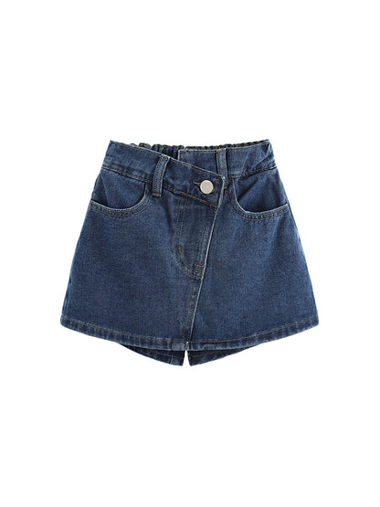 Girls' Cute Denim Shorts Casual Sporty Summer Wear