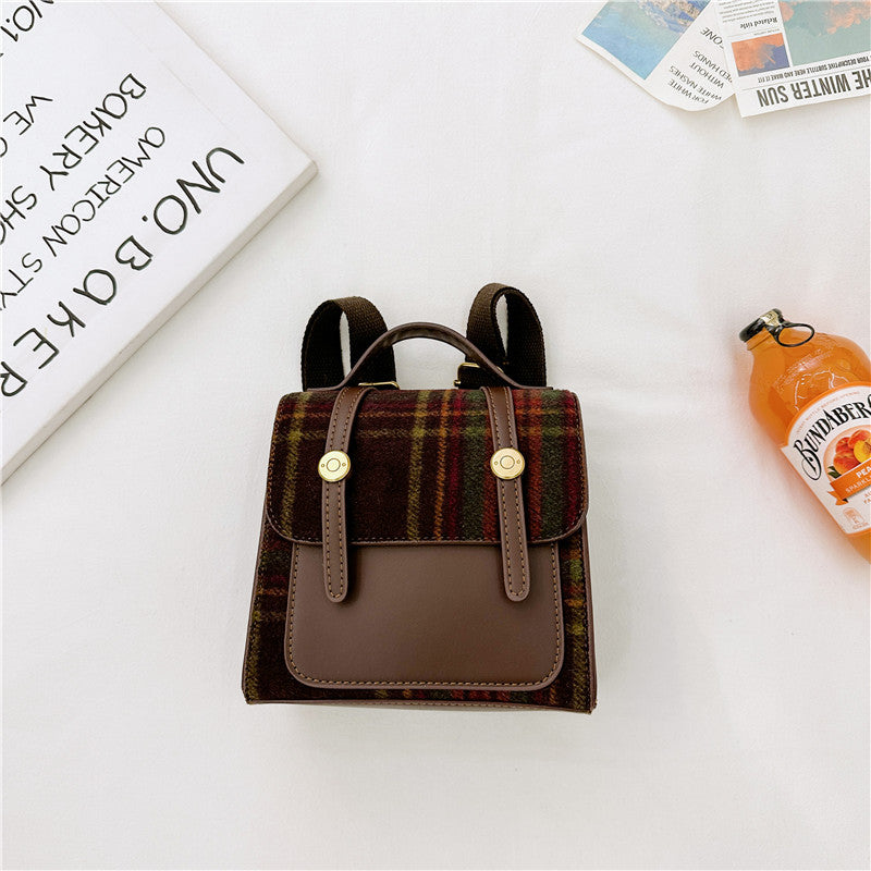 Mini Retro Style Kids Backpack Unisex with Padded Straps