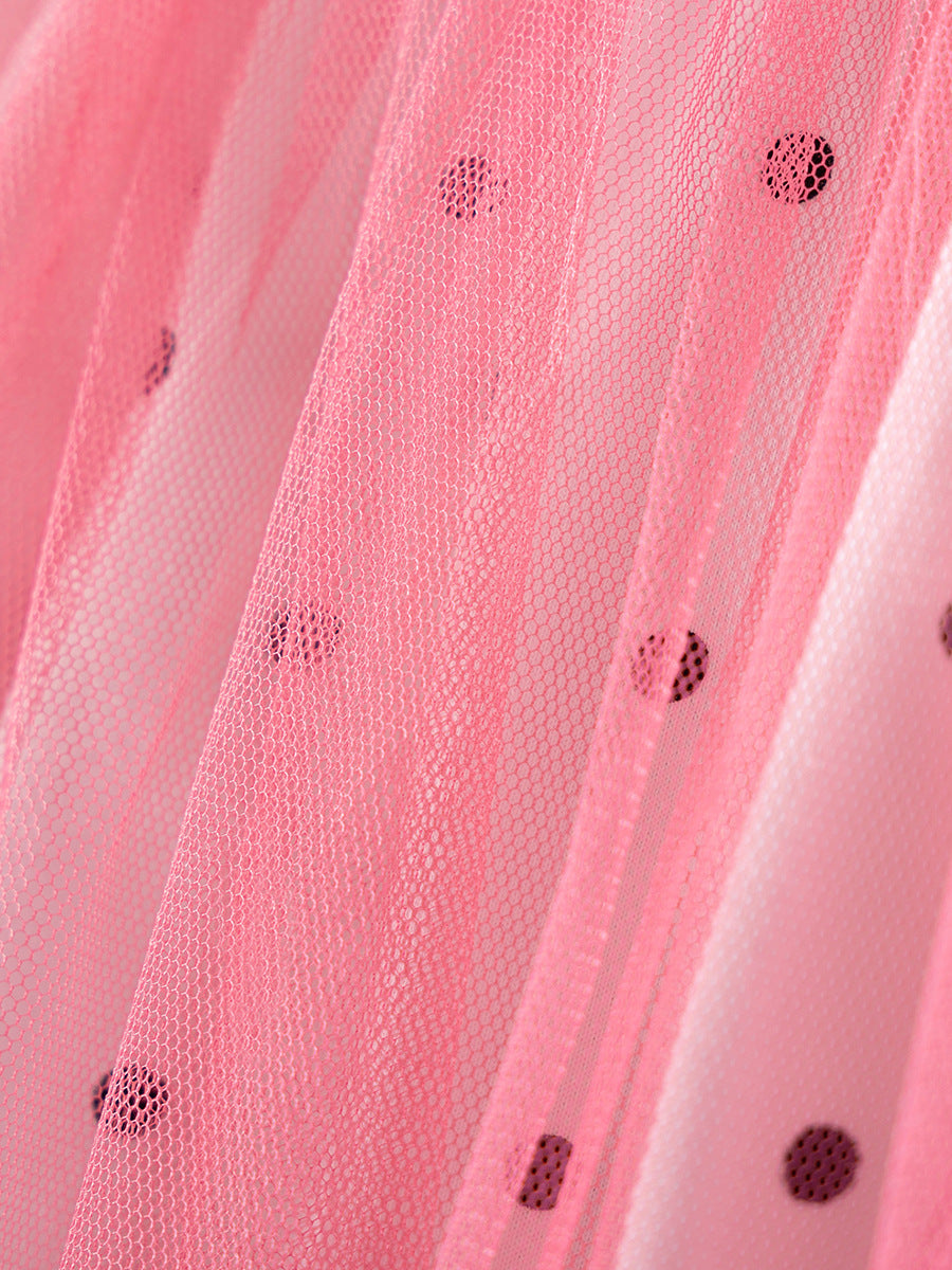 Adorable Summer Cotton Tulle Dress for Girls