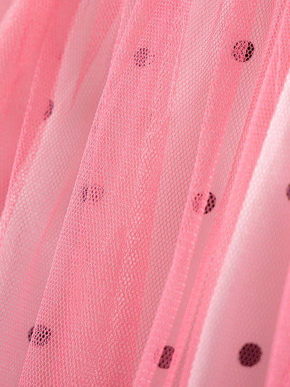Adorable Summer Cotton Tulle Dress for Girls