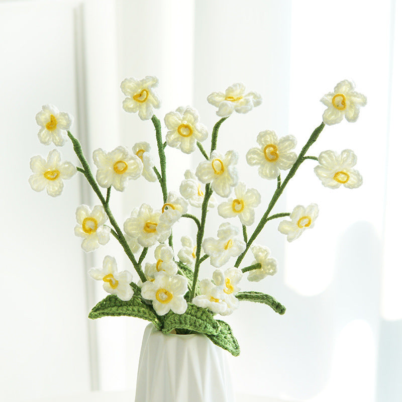 Single Stem Dried Flower Rose Tulip Bouquet Decor
