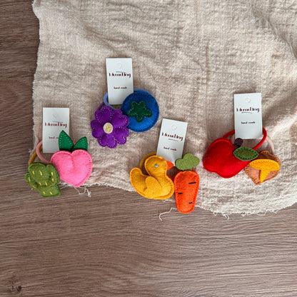 Kids Cute Yellow Duck Hair Accessories Set