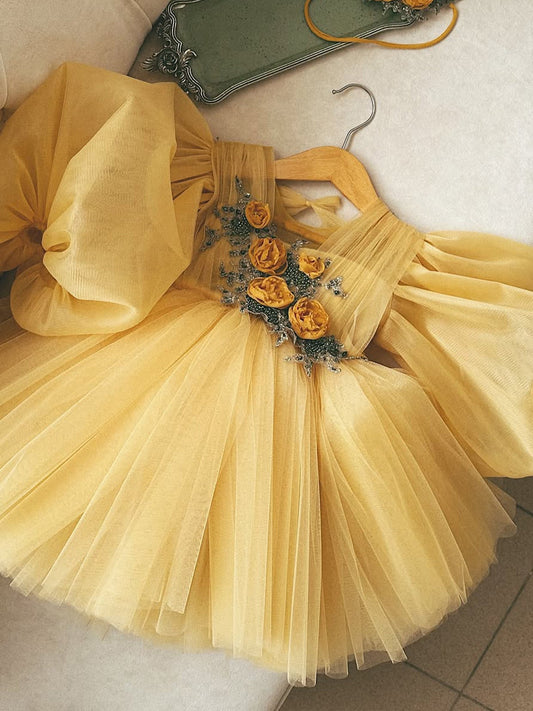 Girls' Elegant Summer Princess Dress