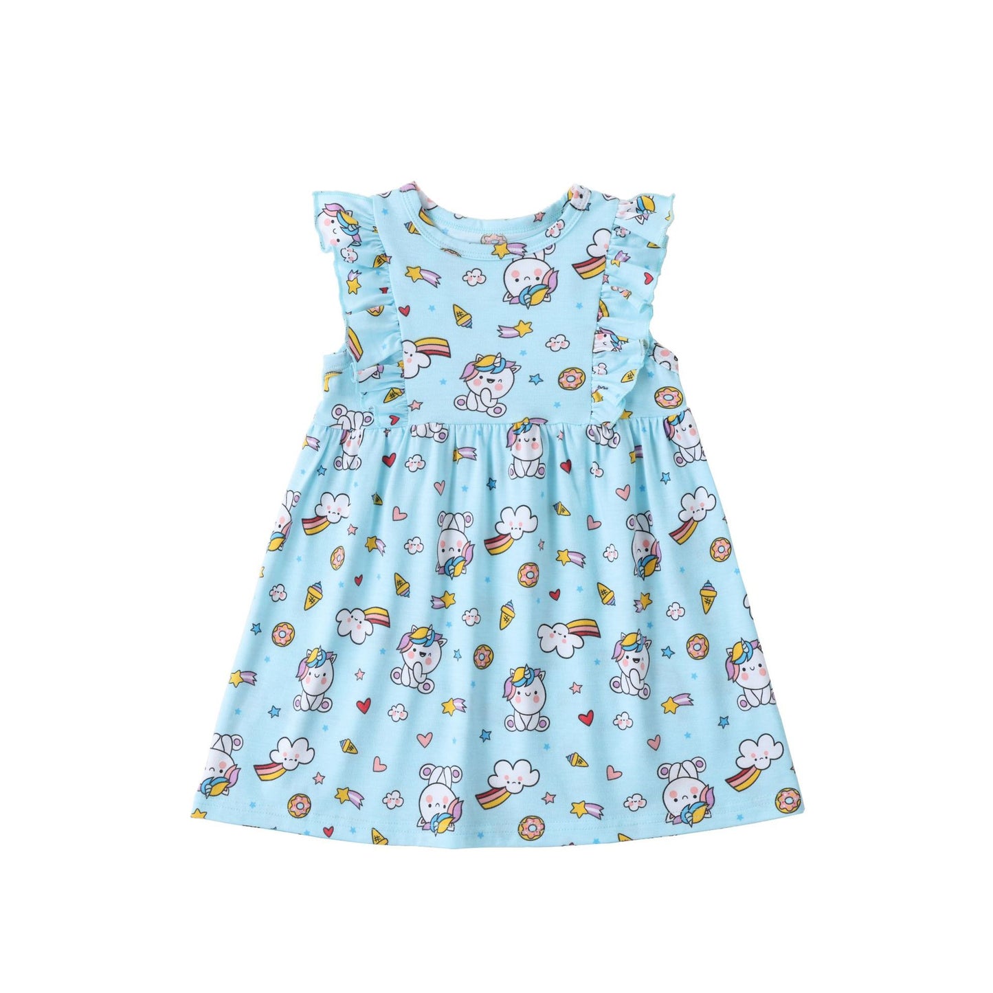 Cartoon Lace A-Line Dress For Girls