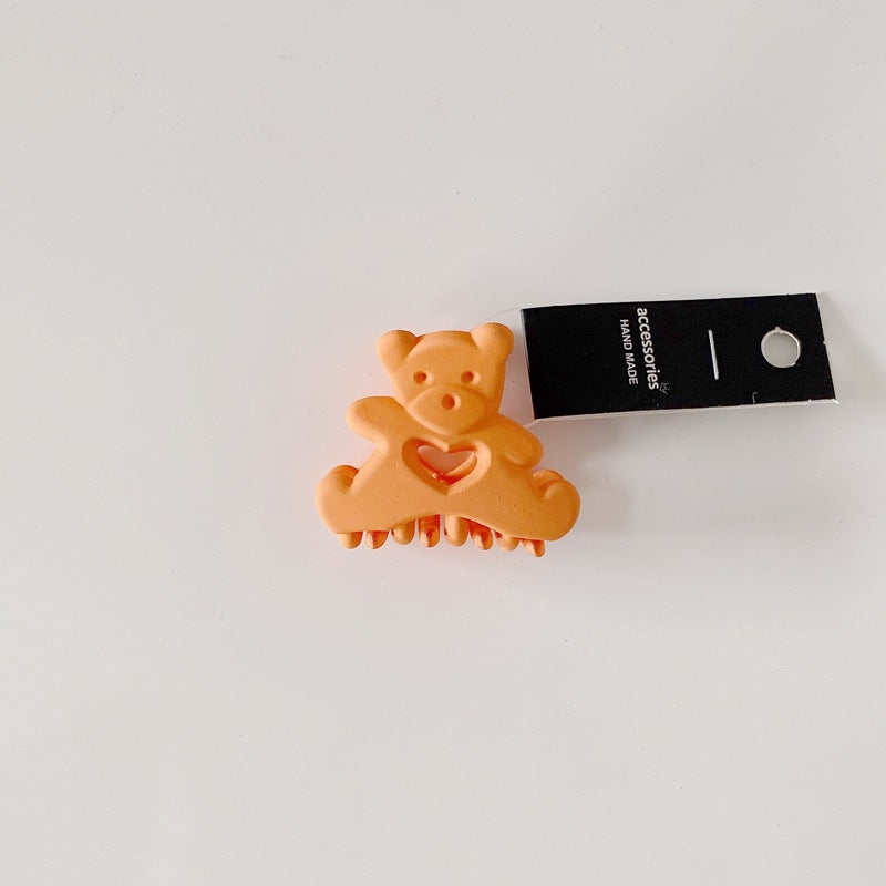 Cute Candy Color Bear Hair Clips for Girls