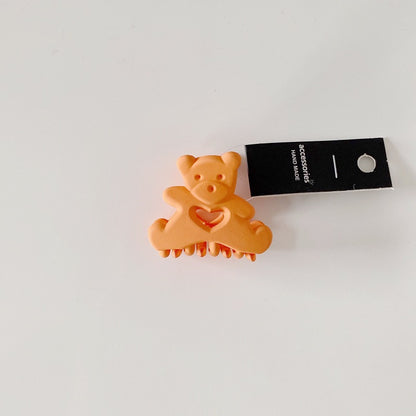 Cute Candy Color Bear Hair Clips for Girls