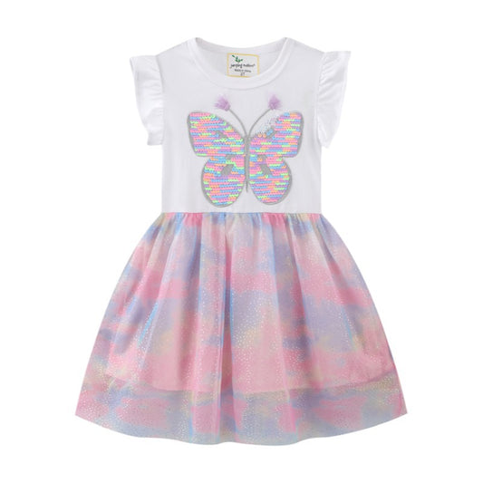 Girls Lace Dress With Soft Fabric For Spring/Summer